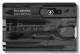 Швейцарская карта Victorinox SwissCard Classic (0.7133.T3) черный полупрозрачный коробка подарочная