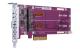 Плата расширения QNAP QM2-2S-220A Dual M.2 22110/2280 SATA SSD expansion card (PCIe Gen2 x2), Low-profile bracket pre-loaded, Low-profile flat and Full-height are bundled (shorter version to support TVS-x82/TS-x77 PCIe slot 2 & slot 3)