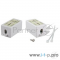 Монтажное оборудование Hyperline CA-IDC-C5e-WH Проходной адаптер (coupler), Dual IDC (110&Krone), категория 5e, 4 пары