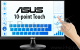 МОНИТОР 21.5 ASUS VT229H Black (IPS, LED, Wide, 1920x1080, 5ms, 178°/178°, 250 cd/m, 100,000,000:1, +НDMI, +MM, +USB,