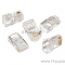 Коннектор Gembird Вилка RJ-45 LC-8P8C-001 (3-зубца) кат.5e, для одножильного кабеля (100 шт.)