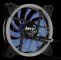 Вентилятор Aerocool Rev Blue 120x120mm 3-pin 15.1-15.1dB 153gr LED Ret