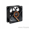 Вентилятор ExeGate EX08025S3P, 80x80x25 мм, подшипник скольжения, 3pin, 1800RPM, 23dBA