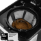 Кофеварка КТ-719. Капельная кофеварка Kitfort KT-719 поможет приготовить ароматный кофе. В капельной кофеварке вода доводится до температуры 70–80 °С, после чего медленно поступает в фильтр с молотым кофе. Пройдя через него, она попадает в кофейник.