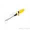 Бытовая газовая пьезозажигалка с классическим пламенем многоразовая (1 шт.) желтая СК-302W с гибким стержнем СОКОЛ