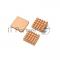 RA257 Набор радиаторов медных ACD Ultra Strong Pure Copper Heatsink Set (1шт RA256+2шт RA026) (2 шт 14x12x5.5мм и 1шт 15x15x1мм) for Raspberry 3