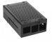 Корпус перфорированный Qumo, Aluminum Case, Raspberry Pi 4B, black(RS026)