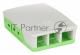 Корпус Qumo ABS Plastic, Raspberry Pi 4, White+Green(RS031)