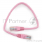 Патч-корд UTP Cablexpert PP12-0.25M/RO кат.5e, 0.25м, литой, многожильный (розовый)