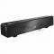 Мини саундбар Genius SoundBar 100. Ультракомпактный. Выходная мощность 6Вт. Тип подключения: USB. Частотная характеристика: 110-20000Гцz. Встроенный регулятор громкости. Аудиовыход 3,5 мм. Цвет: черный