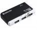 Разветвитель USB Defender QUADRO INFIX USB2.0 - 4 порта, скор. - до 480 Мбит/с, + кабель USB 2.0 A(M) - MiniB (M) - 1м.