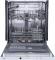 Встраиваемая посудомоечная машина полноразмерная, 60 см, 6 программ, 13 комплектов, 60 см, LED индикация, таймер 3-6-9, А+АА, 55 дб уровень шума, регулировка корзины по высоте, половинная загрузка 11л, потребление воды, 598х550х815 мм.