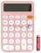 Калькулятор настольный Deli EM124PINK розовый 12-разр.