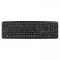 Клавиатура ExeGate EX293971RUS LY-331S (USB, полноразмерная, влагозащищенная, 104кл., Enter большой, длина кабеля 1,7м, черная, RTL)