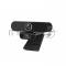 Веб-камера с матрицей 5 МП, CBR CW 875QHD Black, разрешение видео 2560х1440, USB 2.0, встроенный микрофон с шумоподавлением, автофокус, крепление на мониторе, длина кабеля 2 м, цвет чёрный
