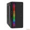 Корпус Minitower ExeGate mEVO-7805 (mATX, без БП, 2*USB+1*USB3.0, аудио, черный, с 2*RGB подсветкой)