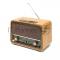 Радиоприемник БЗРП РП-337, УКВ 88-108МГц,СВ,КВ, корпус МДФ,220V, DC6В, акб 1200мАч,BT/USB/microSD