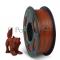 Филамент NVPRINT PETG Chocolate для 3D печати диаметр 1.75мм длина 330 метров масса 1 кг