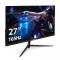 Монитор игровой 165 Гц 27 ExeGate Combat EF2707C (IPS LED Grade A+, FHD, 1920x1080@165Гц, 16:9, 300cd/m2, 1000:1, 178°/178°, 1ms, HDMI, DisplayPort, аудио-выход, Flicker-free, FreeSync, Low Blue Light, кабель HDMI 1.5м, VESA, регулировка наклона экра