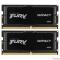 Память оперативная/ Kingston 32GB 5600MT/s DDR5 CL40 SODIMM (Kit of 2) FURY Impact PnP