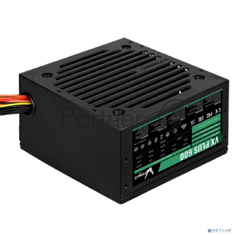 Блок питания Aerocool / Formula VX-600 PLUS, 600Вт 120мм, черный