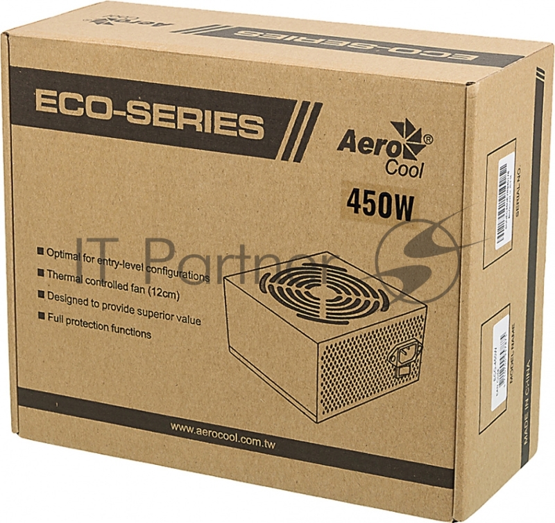 Блок питания Aerocool / Formula ECO-450W, 450Вт, 120мм, серебро