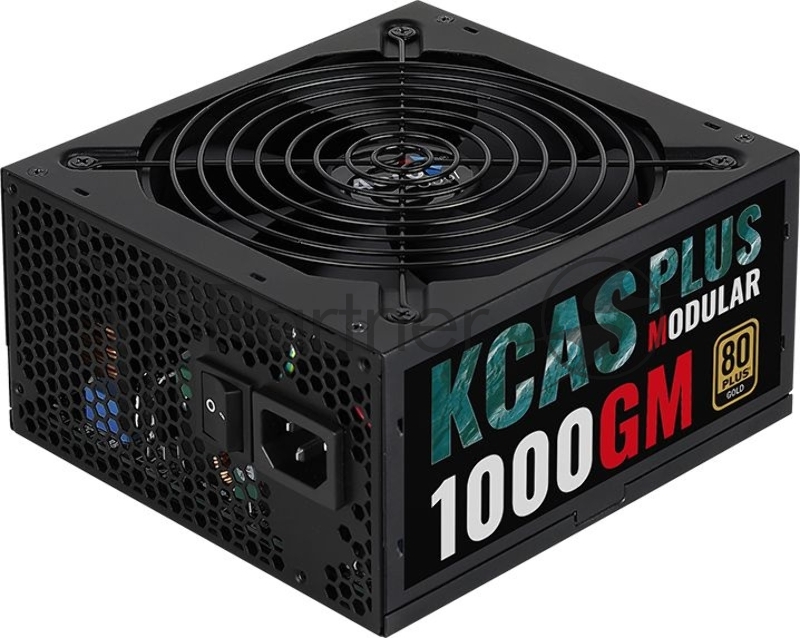Блок питания Aerocool / Formula KCAS PLUS 1000GM V2 RTL (ACPG-KPK0FEC.12), 1000Вт, 80 PLUS Gold, 140мм, модульный, черный