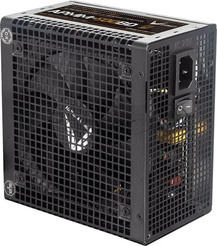 Блок питания Aerocool / Formula APMM-500BD, 500Вт, 80 PLUS Bronze, 120мм, черный