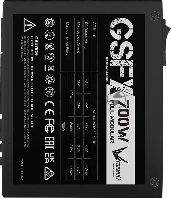 Блок питания Aerocool / Formula SFX 700W GSFX-700 80 PLUS gold (20+4pin) APFC 80мм fan 5xSATA Cab Manag RTL