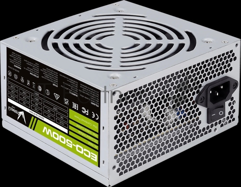 Блок питания Aerocool / Formula ECO-500W, 500Вт, 120мм, серый