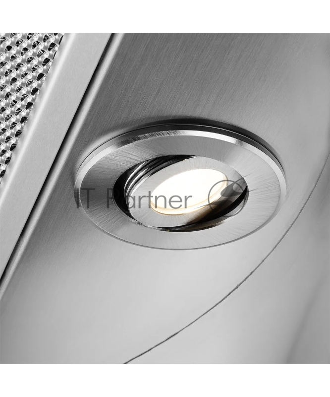 Вытяжка Kuppersberg MOTUBA B островная, ширина 39, отвод/рециркуляция, 1000м3/час, электронное сенсорное управление, таймер на отключение, 4 ступенчатая регулировка скорости, светодиодное освещение 4x3 Вт, черный