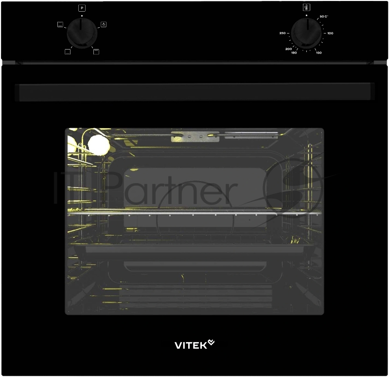 Духовой шкаф электрический Vitek VEO 6230 BG стекло черное