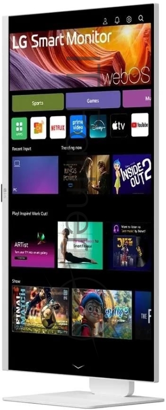 Монитор LG 31.5 UltraFine 32U830SA-W белый IPS LED 5ms 16:9 HDMI M/M матовая HAS Piv 1200:1 400cd 178гр/178гр 3840x2160 60Hz 4K USB 7.7кг