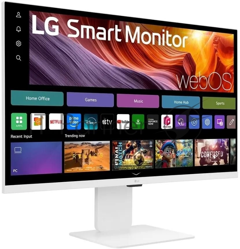 Монитор LG 31.5 UltraFine 32U830SA-W белый IPS LED 5ms 16:9 HDMI M/M матовая HAS Piv 1200:1 400cd 178гр/178гр 3840x2160 60Hz 4K USB 7.7кг