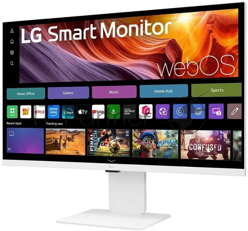 Монитор LG 31.5 UltraFine 32U830SA-W белый IPS LED 5ms 16:9 HDMI M/M матовая HAS Piv 1200:1 400cd 178гр/178гр 3840x2160 60Hz 4K USB 7.7кг