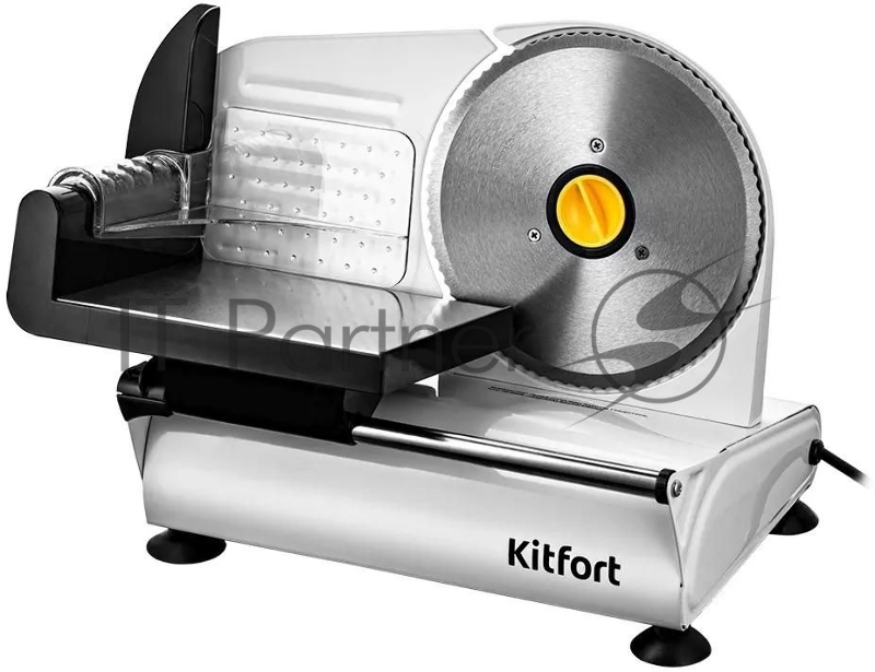 Ломтерезка Kitfort КТ-6269 150Вт (нарезка до 15мм) серебристый/черный