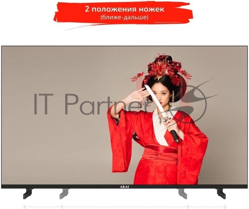 Телевизор Akai 43” TA43BU500 LED 4К UHD