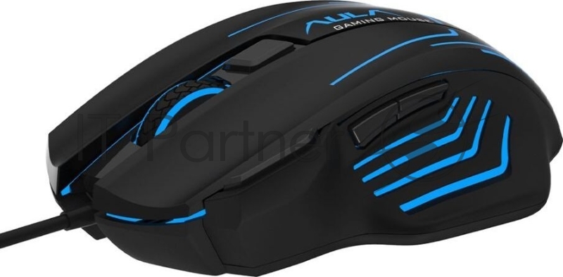 Мышь проводная AULA S18 черный