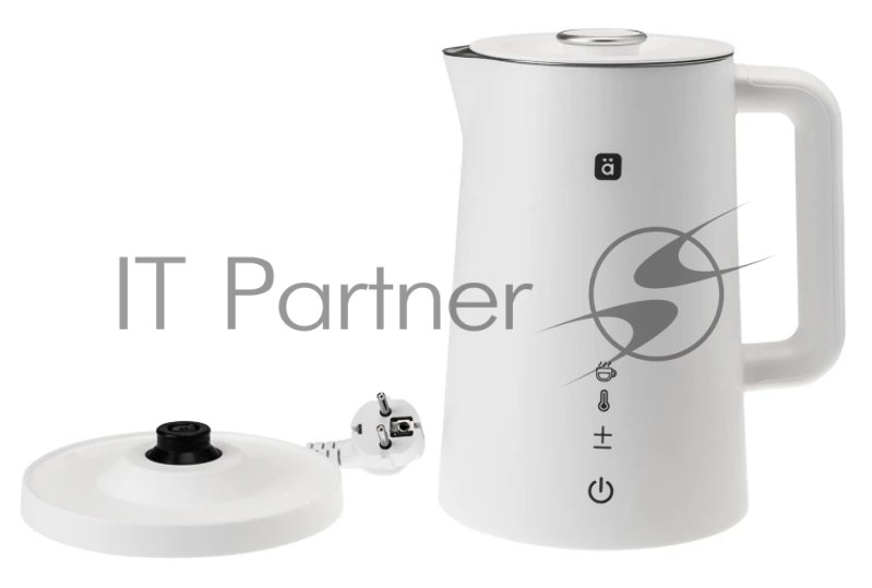 Умный Wi-Fi чайник пластиковый, белый Halsa