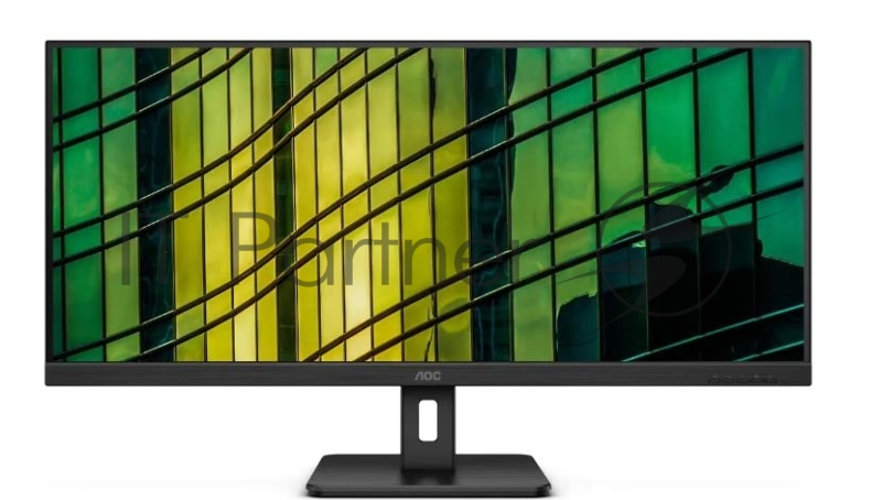 Монитор 34 AOC U34E2M VA 3440x1440, 100 Гц, 4 мс, 21:9, 300 кд/м2, 2xHDMI, 1xDP, 1x3.5 мм, черный