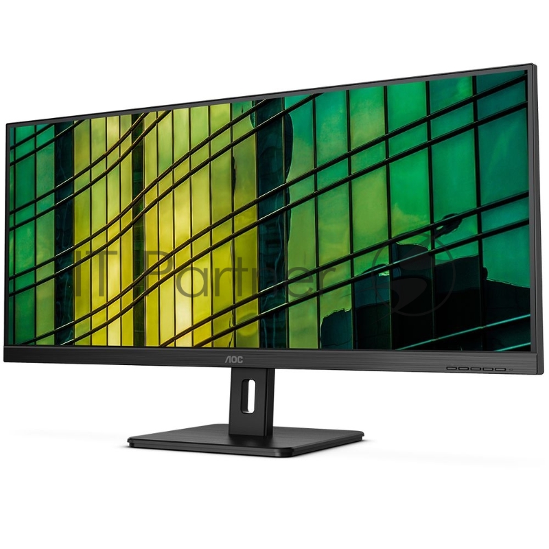 Монитор 34 AOC U34E2M VA 3440x1440, 100 Гц, 4 мс, 21:9, 300 кд/м2, 2xHDMI, 1xDP, 1x3.5 мм, черный