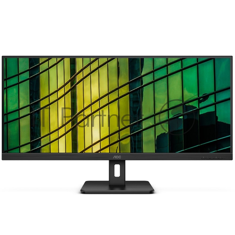 Монитор 34 AOC U34E2M VA 3440x1440, 100 Гц, 4 мс, 21:9, 300 кд/м2, 2xHDMI, 1xDP, 1x3.5 мм, черный