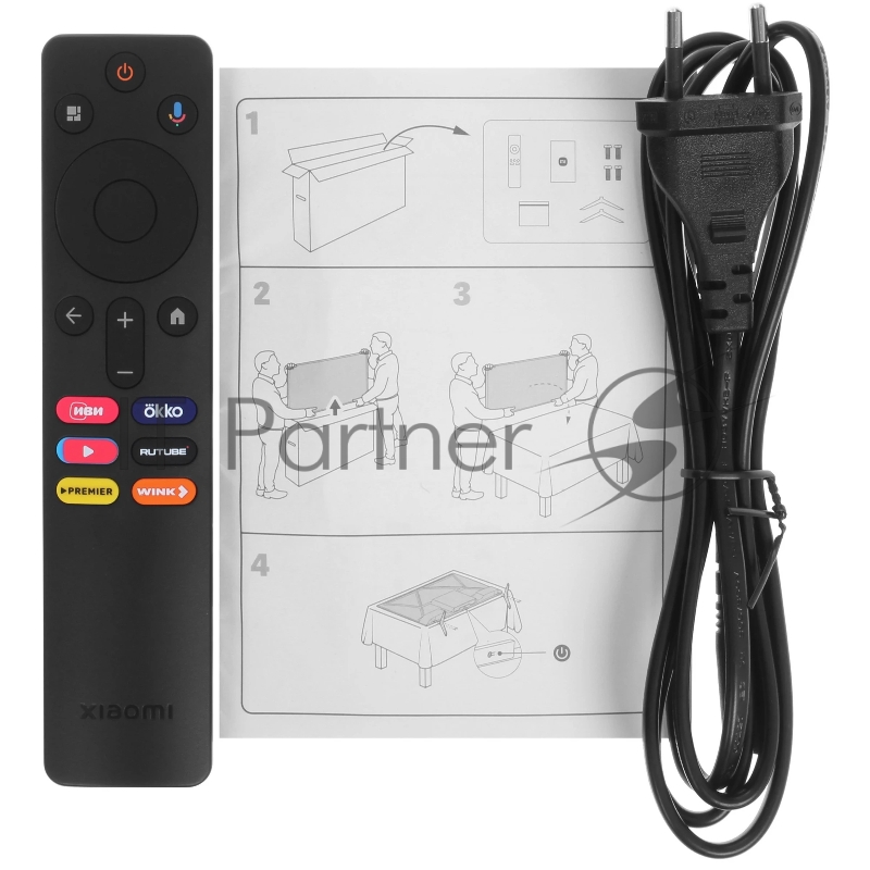 Телевизор Xiaomi TV A 50 2026 черный Direct LED, 4K UltraHD, Wi-Fi, 60 Гц, Android TV, HDMI х 3, USB х 1 шт