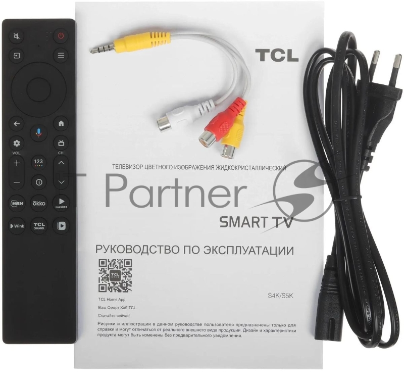 Телевизор QLED TCL 32 32S5K-UZ черный FULL HD 60Hz DVB-T DVB-T2 DVB-C DVB-S DVB-S2 USB WiFi Smart TV