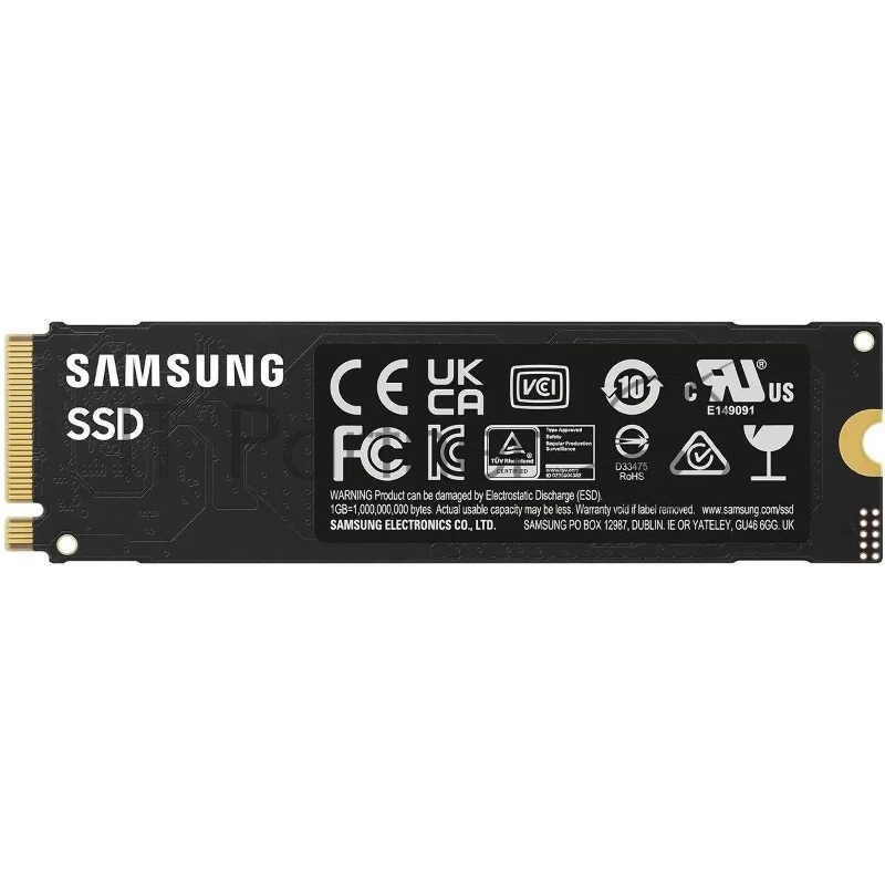 Накопитель SSD Samsung 990 EVO Plus, 1024 ГБ, M.2 2280, PCIe 4.0 x4, NVMe, R/W 7150/6300