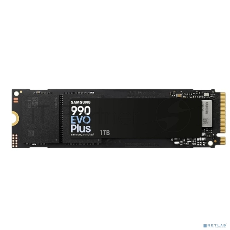 Накопитель SSD Samsung 990 EVO Plus, 1024 ГБ, M.2 2280, PCIe 4.0 x4, NVMe, R/W 7150/6300