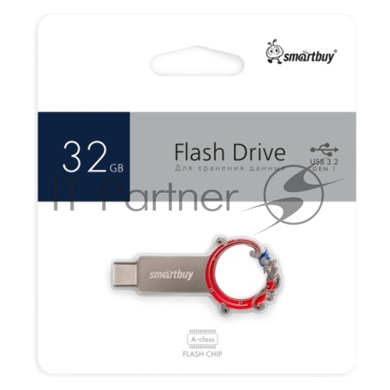 Флешка USB 3.0/3.1 32GB Smart Buy Metal Snake