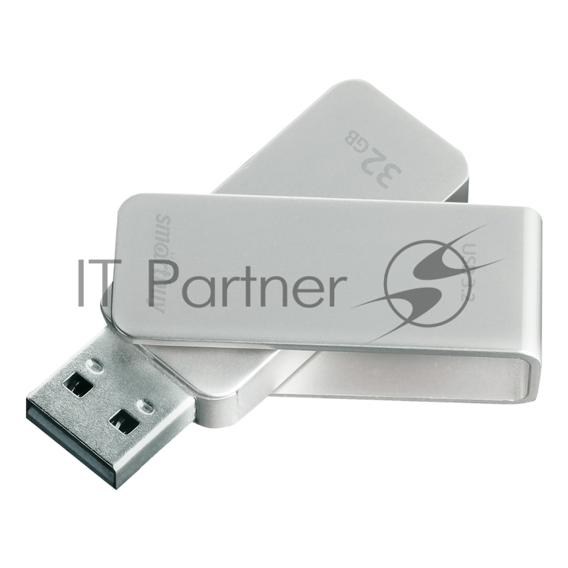 Флешка USB 3.0/3.2 32GB Smart Buy M1 Metal Grey