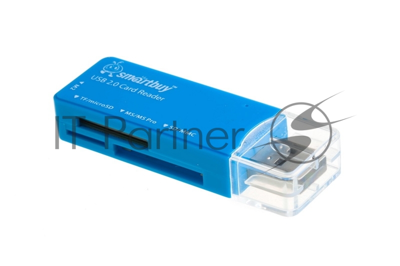 Картридер Smartbuy голубой (SBR-749-B)