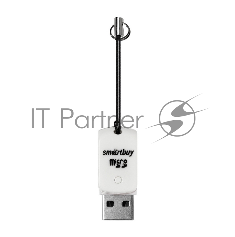 Картридер MicroSD Smartbuy, белый (SBR-706-W).